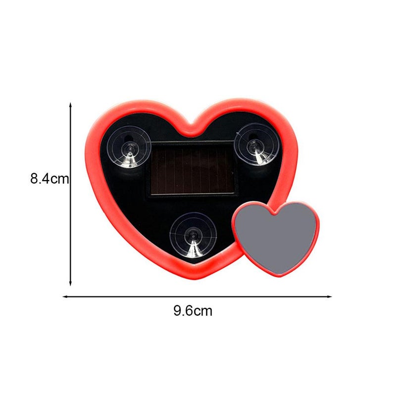 Car Interior Atmosphere Lights,Love Heart Shape Neon LED Window Light with 5 Light Modes,USB-C & Solar Charging, Vibrant Window Decoration Gift for Her/Him,Car Accessories Interior - Image 2